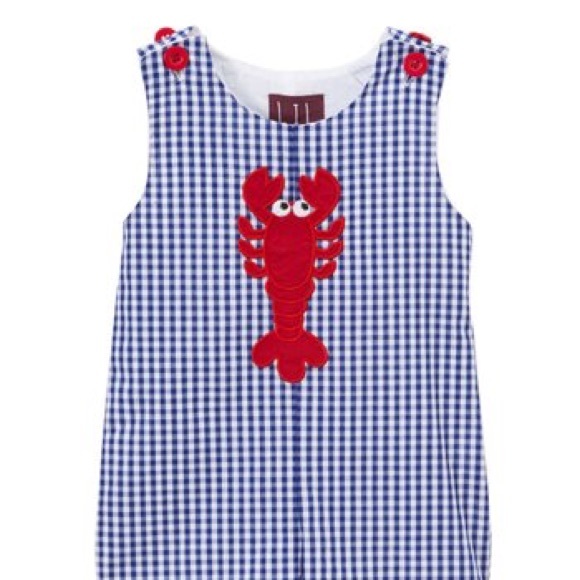 Lil Cactus Other - Lil Cactus Blue Gingham Shortall